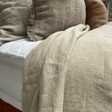 Basics Linen Top/Flat Sheet Natural