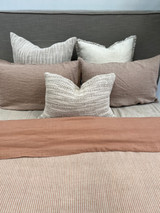 Noemi Pillowcase Sandstone Stripe