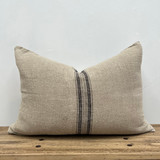 Basics Charcoal Stripe Cushion Cover 40x60cm