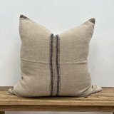 Basics Charcoal Stripe Cushion Cover 60x60cm