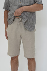 Mark Linen Shorts Natural
