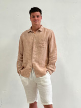 Mark Long Sleeves Chambray Pink