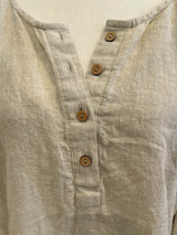 Cecilia Buttoned Top Chambray Oat