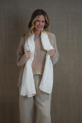 Kelly Scarf Small White Combo