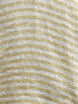 Gemma Fringed Dress Lemon & White Stripes