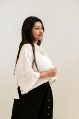 Chloe Jacket White Combo