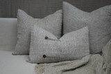 Felix Linen Cushion Cover Natural/White 40X60cm