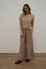 Alessa Wide Leg Pants Antique Rust