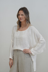 Valentina Top Cloud White