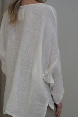 Valentina Top Cloud White