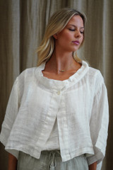 Chloe Jacket White Mesh