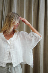 Chloe Jacket White Mesh