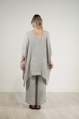 Zeta Top Blue & Natural Woven