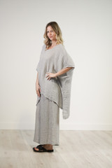 Zeta Top Blue & Natural Woven