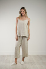 Cameron Linen Cami Chambray Oat