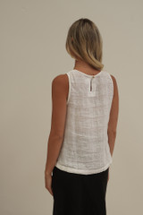 Mirabella Sleeveless Top White Combo