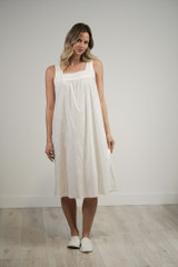 White Nighty MARIGOLD White Embroidery