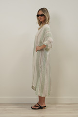 Rosa Kaftan Reseda Stripey