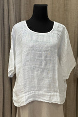 Barbara Top in White Combo