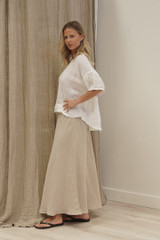 Barbara Top in White Combo