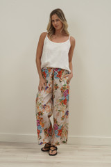 Camilla Bouquet White Lounge Pants