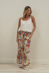 Camilla Bouquet White Lounge Pants