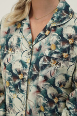 Coastal Botanica Blue Long PJ Set