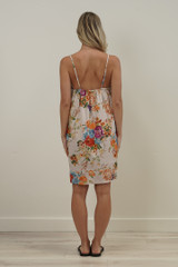 Camilla Bouquet White Slip Dress