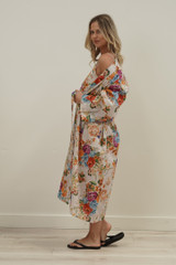 Camilla Bouquet White Kimono