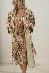Wildflower Field Velvet Robe