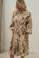 Wildflower Field Velvet Robe