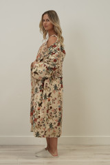 Wildflower Field Velvet Robe