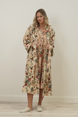 Wildflower Field Velvet Robe