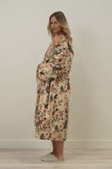 Wildflower Field Velvet Robe
