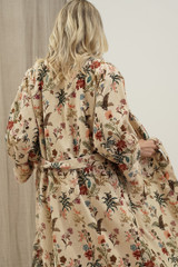 Wildflower Field Velvet Robe