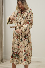 Wildflower Field Velvet Robe