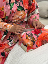 Tuscan Rose Pink Toiletry Bag