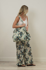 Coastal Botanica Velvet Bag