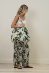 Coastal Botanica Velvet Bag