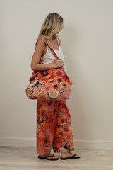 Tuscan Rose Pink Velvet Bag