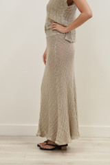 Natural Sottana Linen Skirt