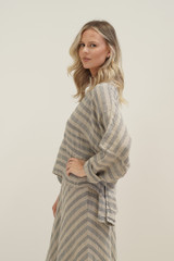 Franca Long Sleeve Top Earth Weave