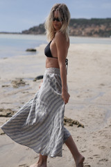 Sottana Linen Skirt Earth Weave