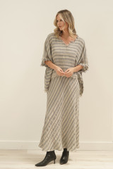 Sarita Linen Top Earth Weave