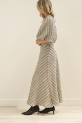 Sarita Linen Top Earth Weave