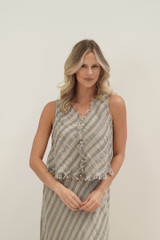 Albia Sleevless Top Earth Weave