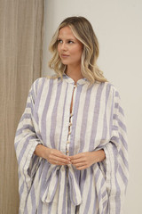 Donna Dress Heather Blue Combo