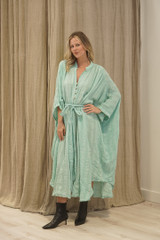 Donna Dress Cascade Green Combo