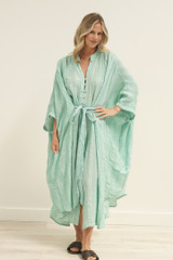 Donna Dress Cascade Green Combo