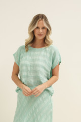 Carina Box Top Cascade Green Combo